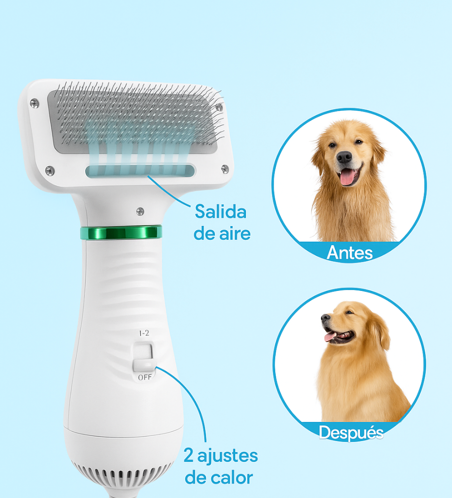 CEPILLO SECADOR DE MASCOTA